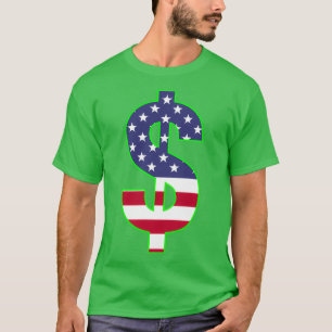 US-dollarsymbool T-shirt