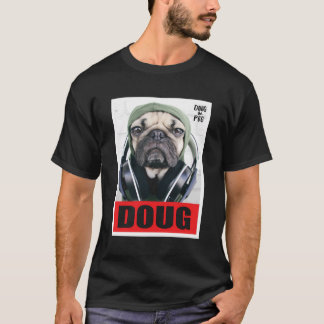 US Doug De Pug Hoofdtelefoon 01 T-shirt