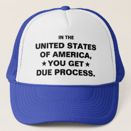 US Due Process Trucker Hat Pet