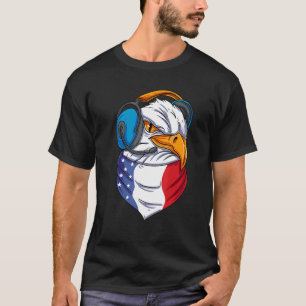 US Eagle Head, Amerikaans T-shirt