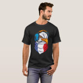 US Eagle Head, Amerikaans T-shirt (Voorkant volledig)