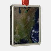 US East Coast 2 Metalen Ornament (Rechts)