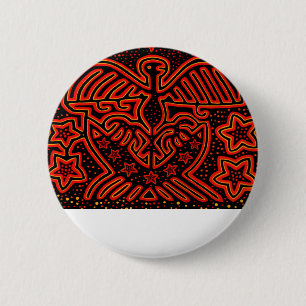 US ELGF PATRIOT - BESTRIJDING VOOR DEMOCRATIE! RONDE BUTTON 5,7 CM