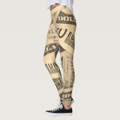 US- en Euro Dollars-Leggings Leggings (Links)