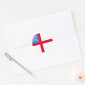 Us Episcopale Kerk, religieus Ronde Sticker (Envelop)
