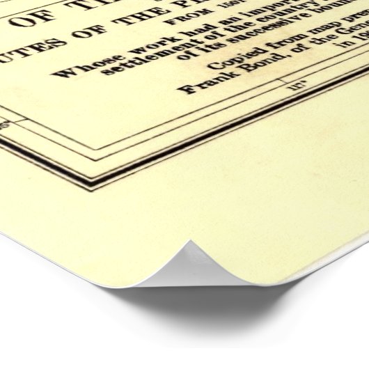 US Exploration Routes Poster (Hoek)