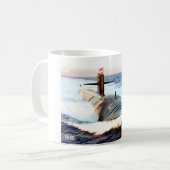 US FAST ATTACK SOUS-MARINE - SSN-688 Mug (Devant gauche)