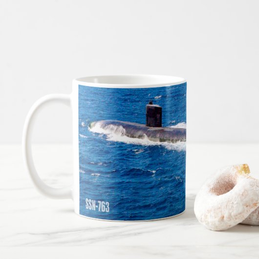 US FAST ATTACK SOUS-MARINE - SSN-763 Mug (Avec donut)