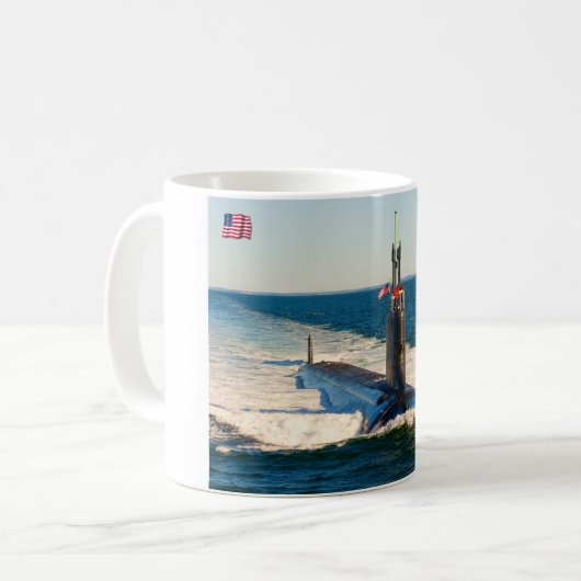 US FAST ATTACK SOUS-MARINE - SSN-780 Mug (Devant gauche)