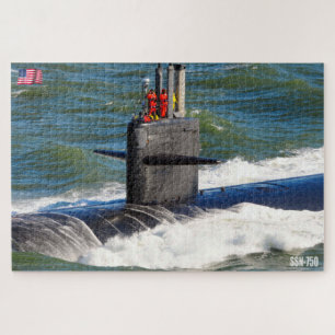US FAST ATTACK SUBMARINE - SSN-750 (20x30 INCH) Legpuzzel