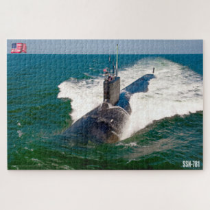 US FAST ATTACK SUBMARINE - SSN-781 (20x30 INCH) Legpuzzel
