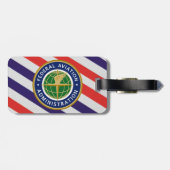 US Federal Aviation Administration Bagagelabel (Achterkant horizontaal)