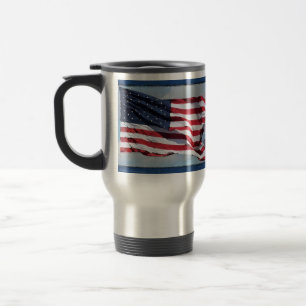 US Flag Art 1 Travel Mug Reisbeker