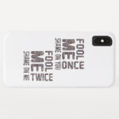 US Flag Black en White Retro Case-Mate iPhone Case (Achterkant (horizontaal))