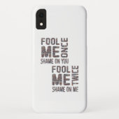 US Flag Black en White Retro Case-Mate iPhone Case (Achterkant)