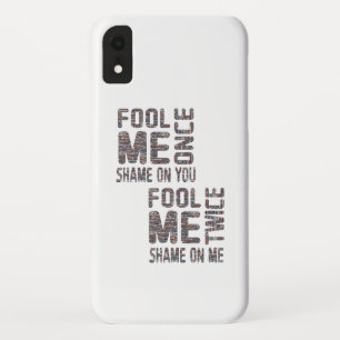 US Flag Black en White  Retro iPhone XR Hoesje