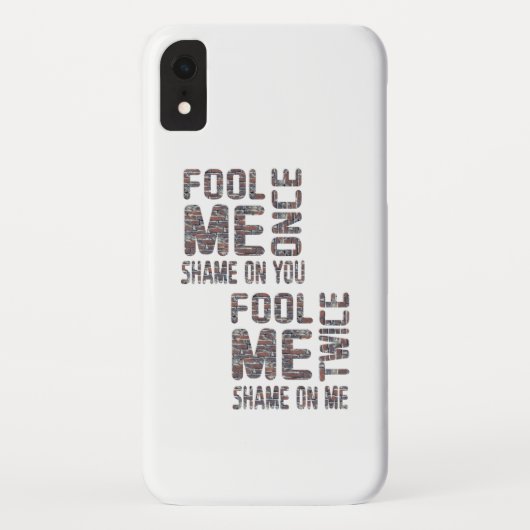 US Flag Black en White  Retro Case-Mate iPhone Case (Achterkant)