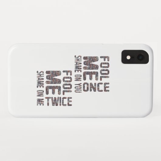 US Flag Black en White Retro Case-Mate iPhone Case (Achterkant (horizontaal))