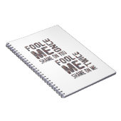 US Flag Black en White  Retro Notitieboek (Rechterzijde)