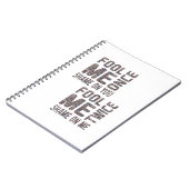 US Flag Black en White  Retro Notitieboek (Linkerzijde)