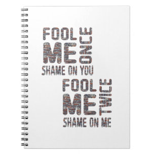 US Flag Black en White Retro Notitieboek