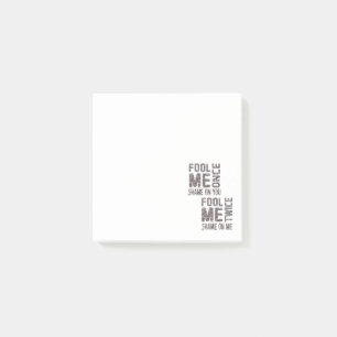 US Flag Black en White Retro Post-it® Notes