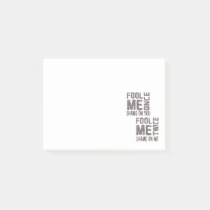 US Flag Black en White Retro Post-it® Notes