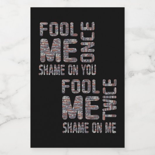 US Flag Black en White Retro Voedselcontainer Etiket (Enkel label)