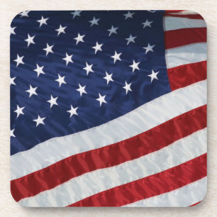 US Flag Cork Onderzetter Set