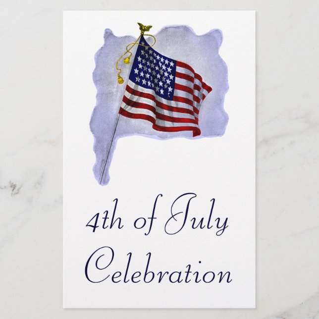  US Flag Custom Flyer (Voorkant)