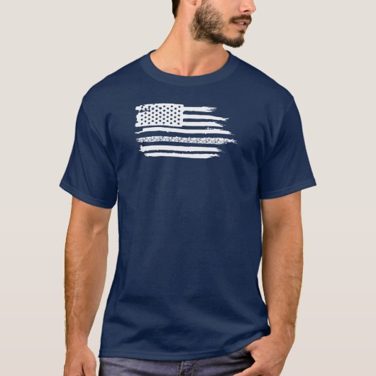 US Flag Cycling T-shirt (Voorkant)