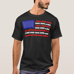 US Flag die treinen modelleert T-shirt