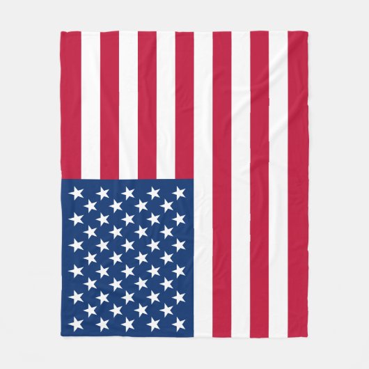 US Flag Fleece Blanket (Voorkant)