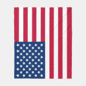 US Flag Fleece Blanket Deken (Voorkant)