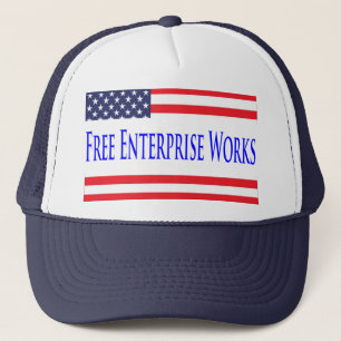 US Flag Free Enterprise Works Casquette