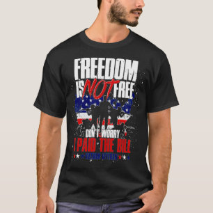 US Flag Freedom Insnt maakt me zorgen dat ik de Bi T-shirt