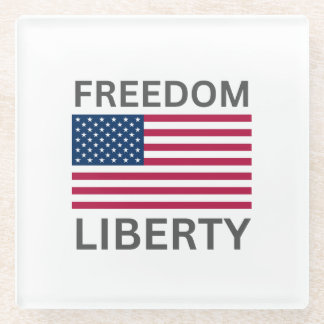 US Flag Freedom Liberty™ Onderzetter