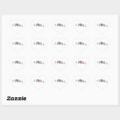 US Flag Heartbeat ECG Electrocardiografie Hart Sticker (Vel)