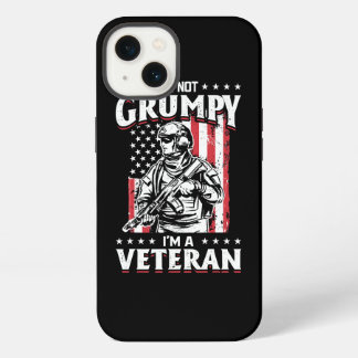 US Flag Im not Grumpy im a Veteran 115 iPhone 13 Hoesje