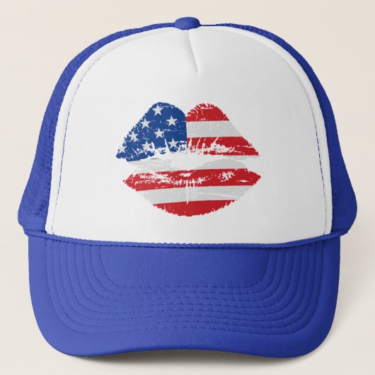 US Flag Lips Pet (Voorkant)