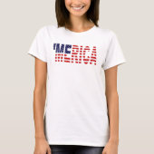 US Flag 'MERICA Shirt (Voorkant)