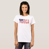 US Flag 'MERICA Shirt (Voorkant volledig)