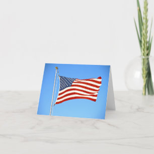 US Flag Note Kaart