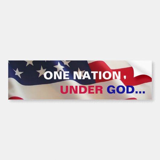 US FLAG "OUD GLORY"-Bumpersticker Bumpersticker (Voorkant)