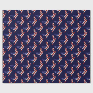 US Flag Peace Dove Cadeaupapier