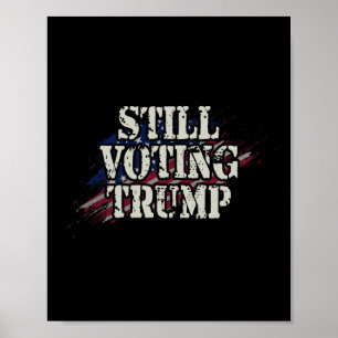 US Flag Retro Trump Shirt - Veroordeelde misdadige Poster