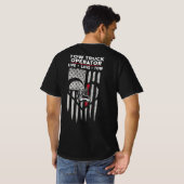 US Flag Sleepwagen Exploitant Decal T-shirt (Achterkant volledig)