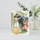 US Flag Union Civil War Soldier Home Briefkaart (Staand voorkant)