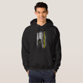 US Flag Uranium Whisperer Nuclear Engineer Hoodie (Voorkant volledig)