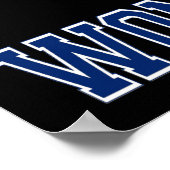 US Flag USA Women's Soccer Poster (groot) (Hoek)